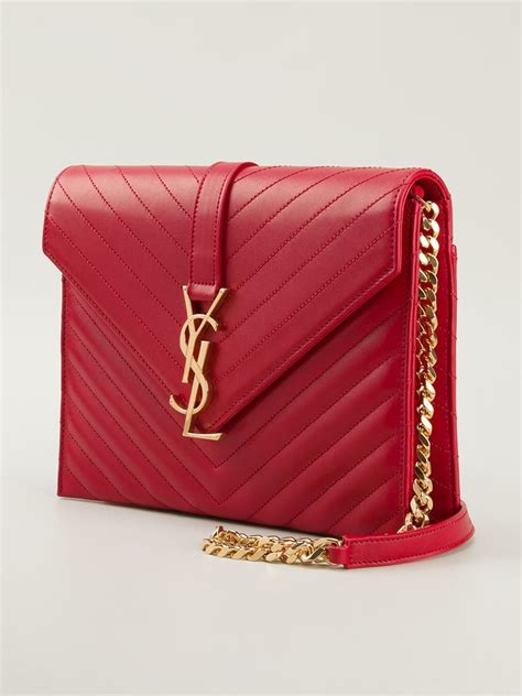 red ysl purse|yves st laurent purses.